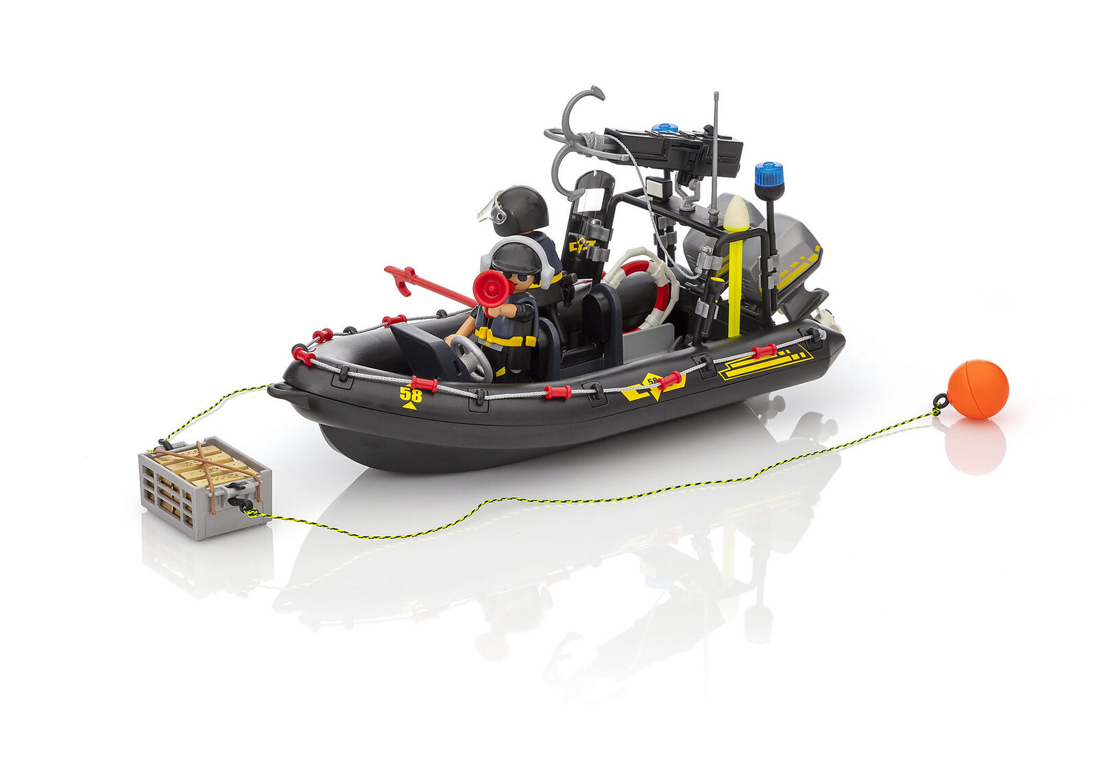 playmobil city action boat