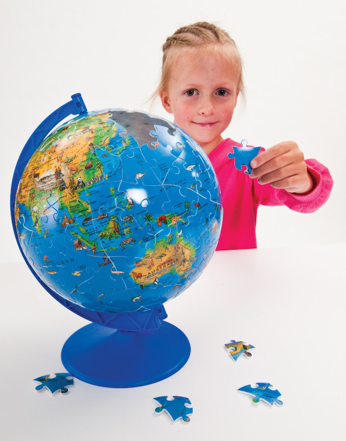 ravensburger children's world globe 3d puzzle