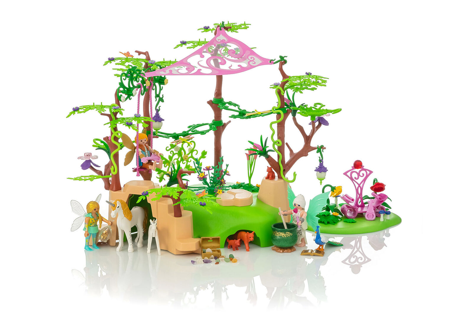 playmobil magical fairy forest playset