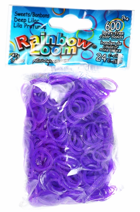 Deep Lilac Sweets Rainbow Loom Bands from Australia's Official Retail ...