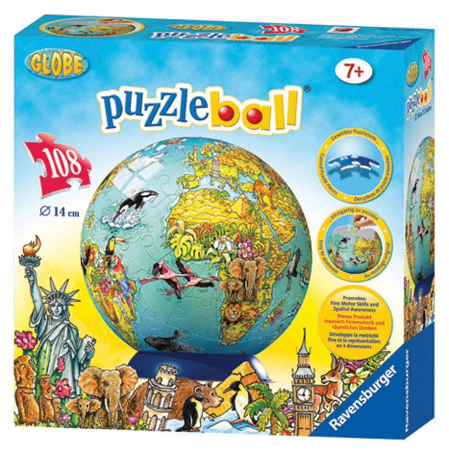 ravensburger 3d children's globe puzzle