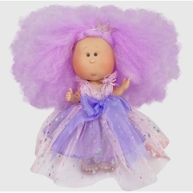 Handcrafted Collectable Mia Purple Cotton Candy Doll 