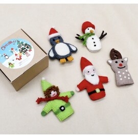 Christmas Santa Finger Puppet Set