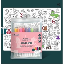 Hey Doodle - Sugar & Spice Silicone Colouring Mat