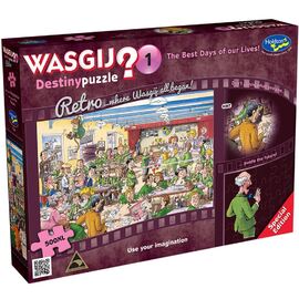 Holdson | WASGIJ? Retro Destiny No.1 The Best Days of Our Lives! 500pc Jigsaw Puzzle