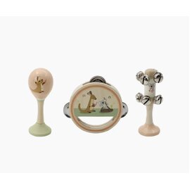 Wooden Kangaroo & Koala Musical Set