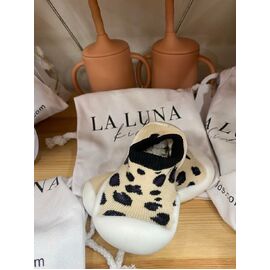 Pre Walker Shoes - Beige leopard small