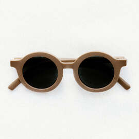 Kids Unisex Sunglasses Beige