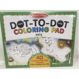 123 Dot to Dot Colouring Pad - Pets