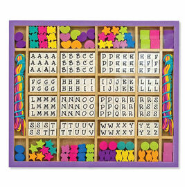 Melissa & Doug - Created By Me! Alphabet Beads Wooden Activity Kit
