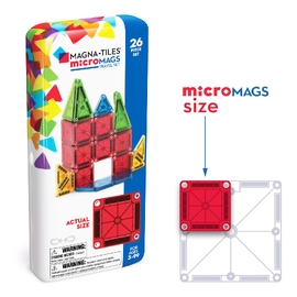 Magna Tiles - Micro Mags Travel Set - 26 pc Set