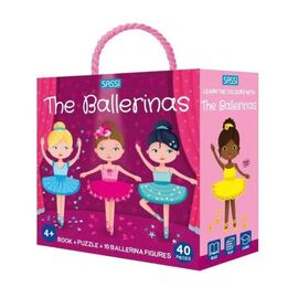 Sassi 3D Puzzle And Book Set - Learn Colours Ballerina, 40pcs