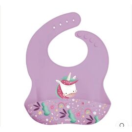 Sassi Silicone Bib - Sparkly The Unicorn