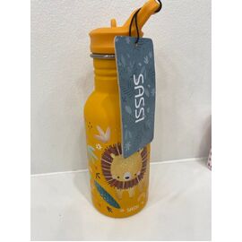 Sassi Stainless Steel Drink Bottle 500ml - Chompy The Lion