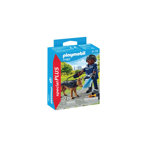 Playmobil - Policeman With Sniffer Dog