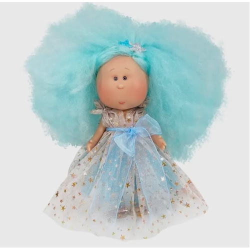 Handcrafted Collectable Mia Blue Cotton Candy Doll