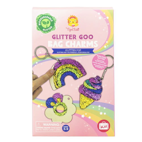 Glitter Goo Bag Charms - Glitter Pop