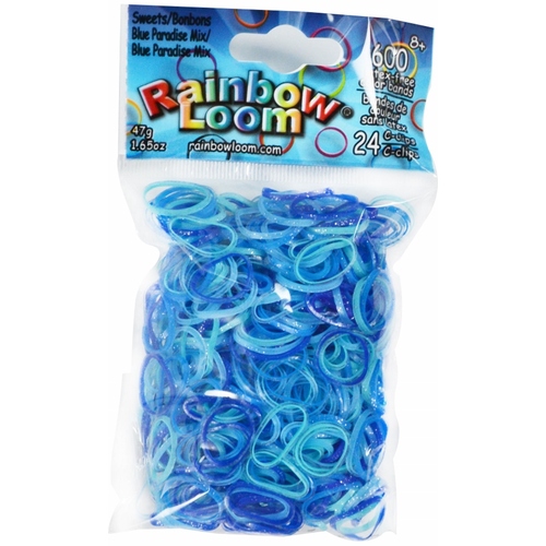 Blue Paradise Mix Sweets Rainbow Loom Bands from Australia's Official ...