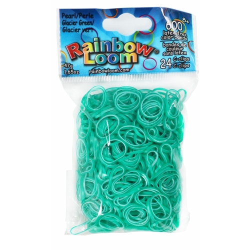 Glacier Green Pearl Rainbow Loom Bands from Australia's Official Retail ...
