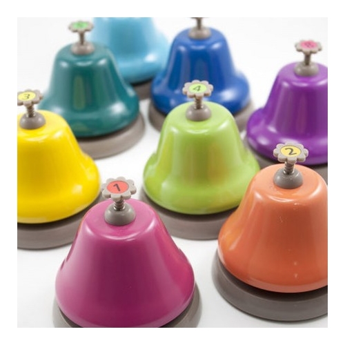 Artiwood Rainbow Desk Bells - 8 Piece Set