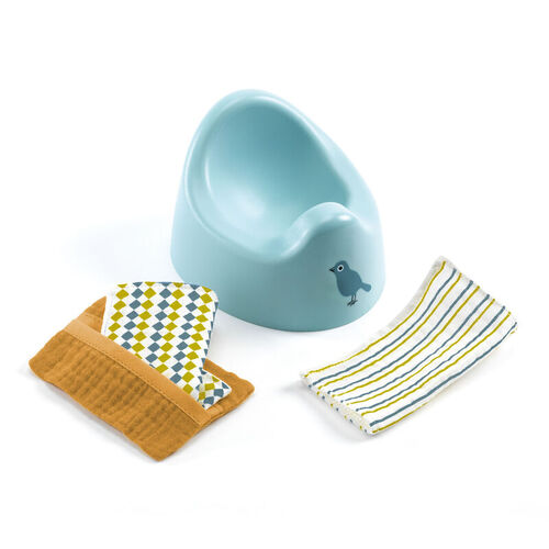 Doll Potty & Wipes Set