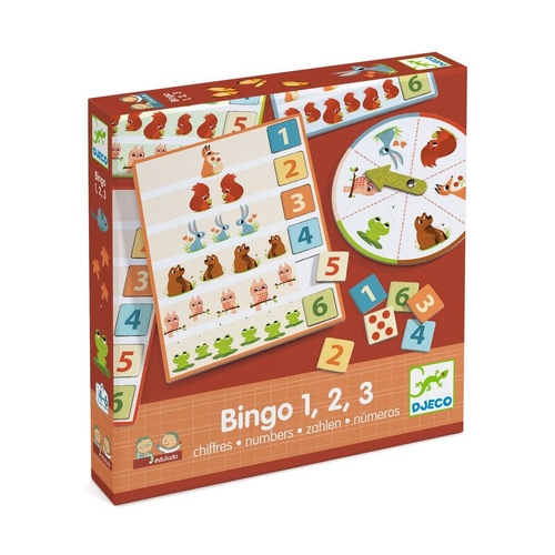 Bingo 1,2,3 Learning Numbers Game