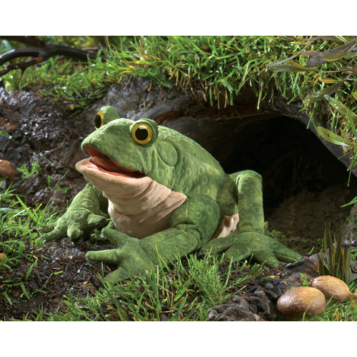 Green Toad Puppet