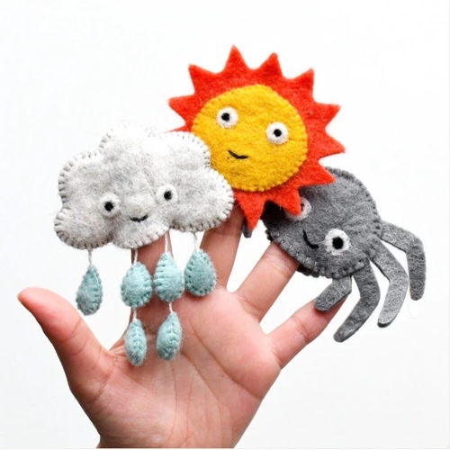 Incy Wincy Spider Finger Puppet Set 5pc