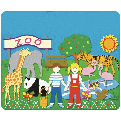 Felt Creations - Zoo Felt Story Board