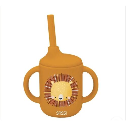 Sassi Silicone Sippy Cup - Chompy The Lion